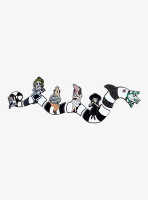 Loungefly Beetlejuice Sandworm Characters Blind Box Enamel Pin