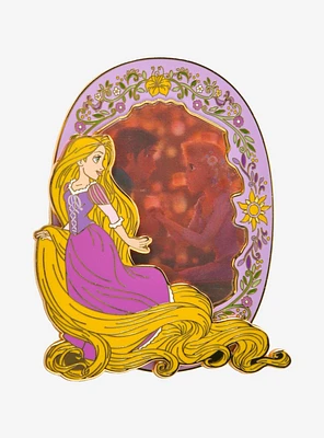 Loungefly Disney Tangled Rapunzel and Flynn Lenticular Limited Edition Enamel Pin