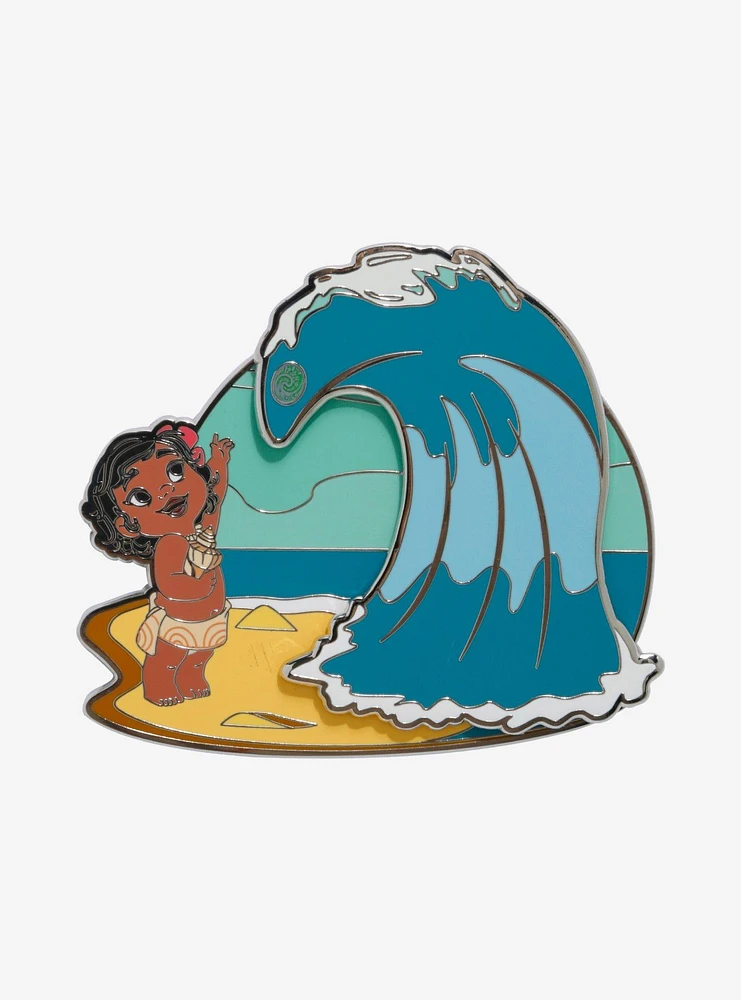 Loungefly Disney Moana Baby Moana Waves Limited Edition Enamel Pin