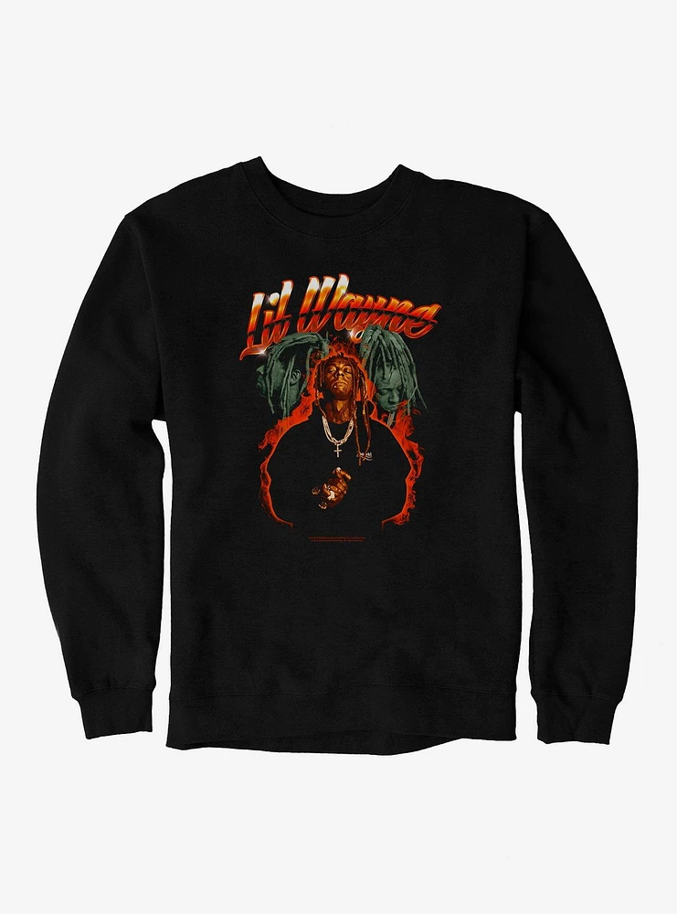 Lil Wayne Flames Sweatshirt