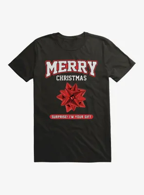 Surprise I'm Your Gift With Red Bow T-Shirt