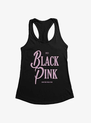 Black Pink 2023 Born World Tour Girls Tank