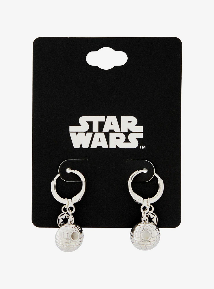 Star Wars Death Star Hoop Earrings — BoxLunch Exclusive