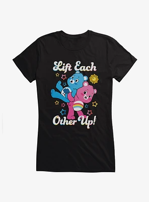 Care Bears Grumpy Bear & Cheer Lift Each Other Up! Girls T-Shirt
