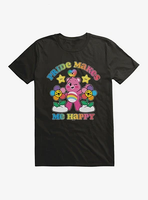 Care Bears Cheer Bear Pride Makes Me Happy T-Shirt