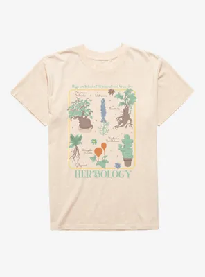 Harry Potter Herbology Textbook Mineral Wash T-Shirt