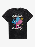 Care Bears Grumpy Bear & Cheer Lift Each Other Up! Mineral Wash T-Shirt