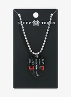 Sleep Token Guitar Pick Ball Chain Necklace