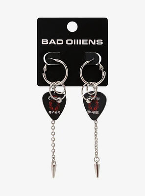 Bad Omens Guitar Pick Hoop Earrings