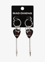 Bad Omens Guitar Pick Hoop Earrings