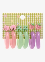 Strawberry Frog Cat Pastel Jelly Earring Set