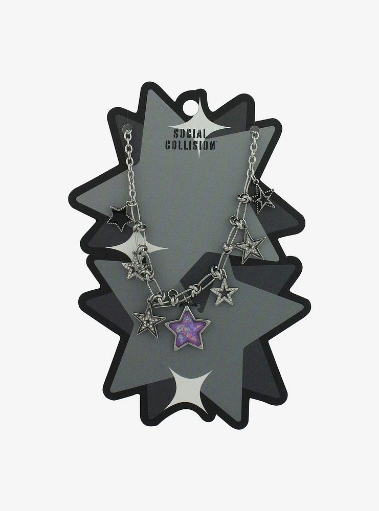 Social Collision Star Chain Choker