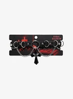 Social Collision Black Star Cross Choker