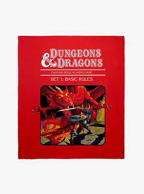 Dungeons & Dragons Starter Set Basic Rulebook Throw Blanket
