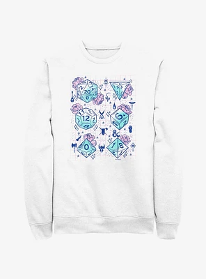 Dungeons & Dragons Floral Dice Sweatshirt