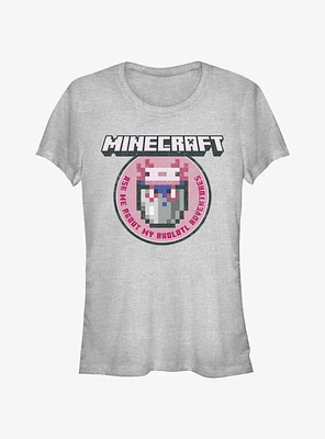 Minecraft Axolotl Adventures Girls T-Shirt
