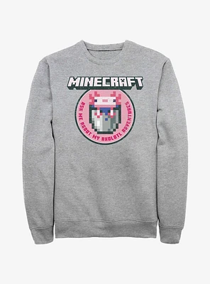 Minecraft Axolotl Adventures Sweatshirt