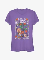 Strawberry Shortcake & Custard Life Is Delicious Girls T-Shirt