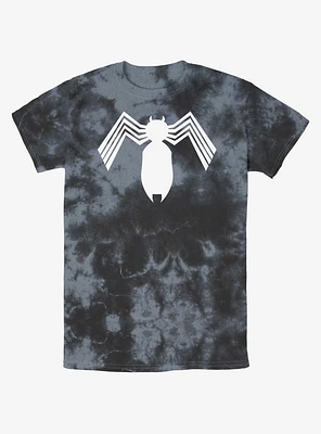 Marvel Spider-Man Symbiote Logo Tie-Dye T-Shirt