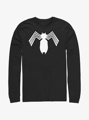Marvel Spider-Man Symbiote Logo Long-Sleeve T-Shirt