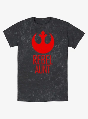 Star Wars Rebel Aunt Mineral Wash T-Shirt