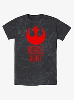 Star Wars Rebel Aunt Mineral Wash T-Shirt