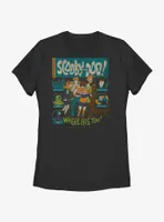 Scooby Doo Mystery Poster Womens T-Shirt