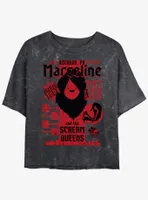 Adventure Time Marceline Scream Queens Stakes Tour Womens Mineral Wash Crop T-Shirt