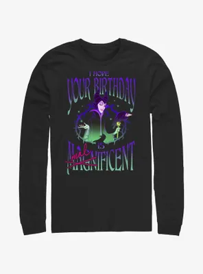 Disney Villains Hope Your Birthday Is Maleficent Long-Sleeve T-Shirt