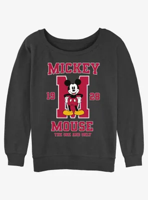 Disney Mickey Mouse The One And Only Womens Slouchy Sweatshirt
