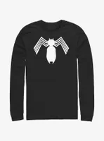 Marvel Spider-Man Symbiote Logo Long-Sleeve T-Shirt