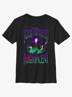 Disney Villains Hope Your Birthday Is Maleficent Youth T-Shirt