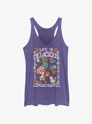 Strawberry Shortcake Life Is Delicious Womens Tank Top