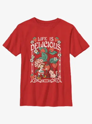 Strawberry Shortcake Life Is Delicious Youth T-Shirt