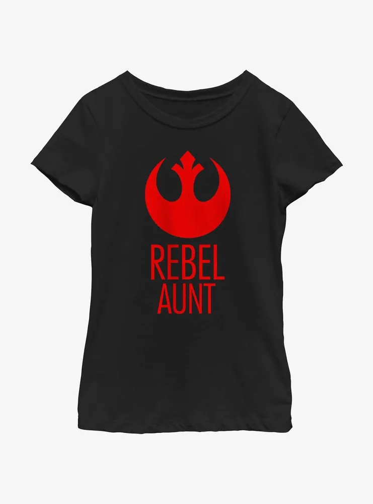 Star Wars Rebel Aunt Youth Girls T-Shirt