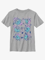 Dungeons & Dragons Floral Dice Youth T-Shirt