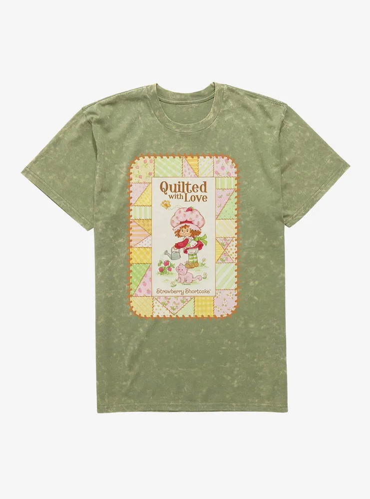 Strawberry Shortcake Quilted With Love Mineral Wash T-Shirt