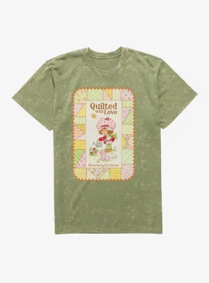 Strawberry Shortcake Quilted With Love Mineral Wash T-Shirt