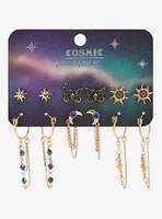 Cosmic Aura Celestial Moth Earring Set