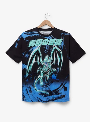 Yu-Gi-Oh! Blue-Eyes White Dragon Jumbo Print T-Shirt — BoxLunch Exclusive