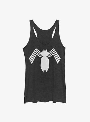 Marvel Spider-Man Symbiote Logo Girls Tank