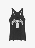 Marvel Spider-Man Symbiote Logo Girls Tank