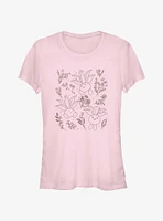 Pokemon Oddish Forest Flowers Girls T-Shirt