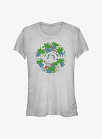 Pokemon Oddish Pokeball Logo Girls T-Shirt