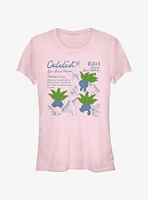 Pokemon Oddish Study Girls T-Shirt