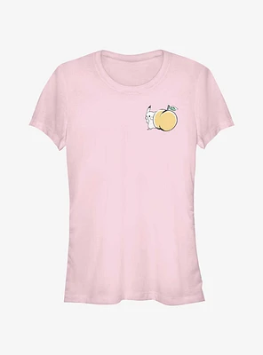 Pokemon Chibi Pikachu Peach Girls T-Shirt