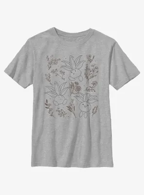 Pokemon Oddish Forest Flowers Youth T-Shirt