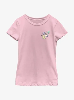 Pokemon Chibi Pikachu Grapes Youth Girls T-Shirt