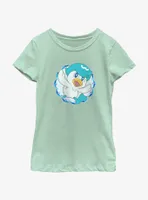 Pokemon Quaxly Badge Youth Girls T-Shirt