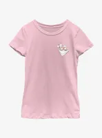 Pokemon Chibi Pikachu Pretzel Youth Girls T-Shirt